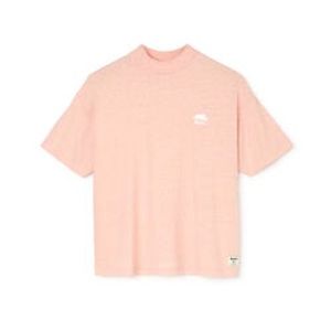 Roots salmon mock neck tee S